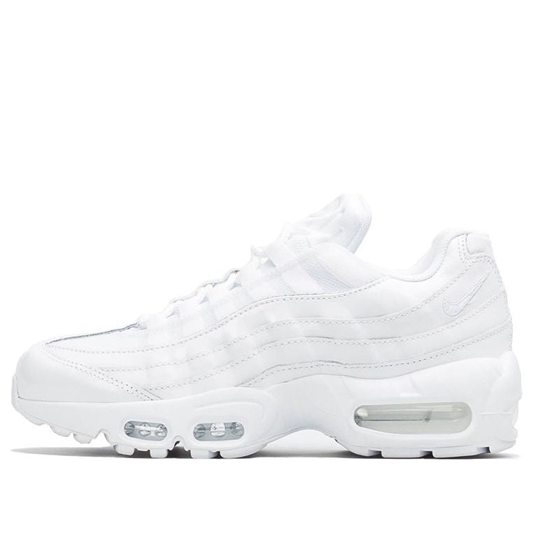 Nike Womens Air Max 95 'Triple White' White/White-White 307960-108 sneakmarks