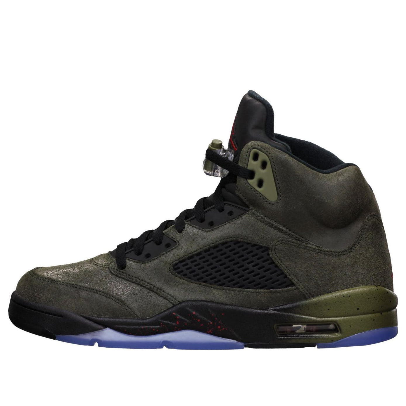 Air Jordan 5 Retro 'Fear' Sequoia/Fire Red-Mdm Olv-Blck 626971-350