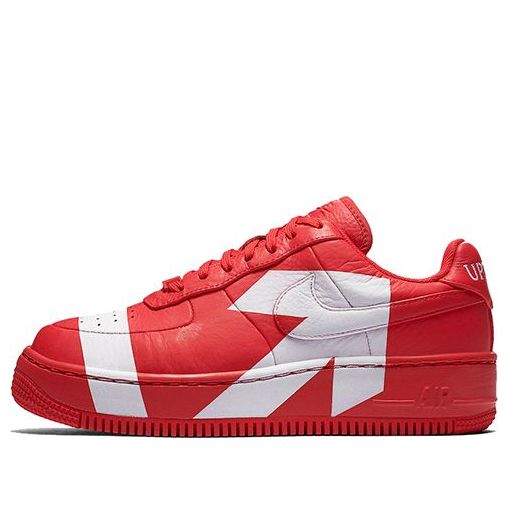 Nike Womens Air Force 1 Low Upstep 'Uptown' University Red/White 898421-601 KICKSOVER