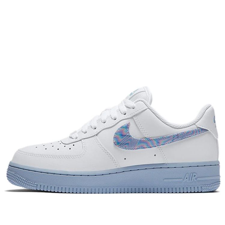 Nike Womens Air Force 1 Low 'Hydrogen Blue' White/Hydrogen Blue/Laser Blue CZ0377-100 KICKSOVER