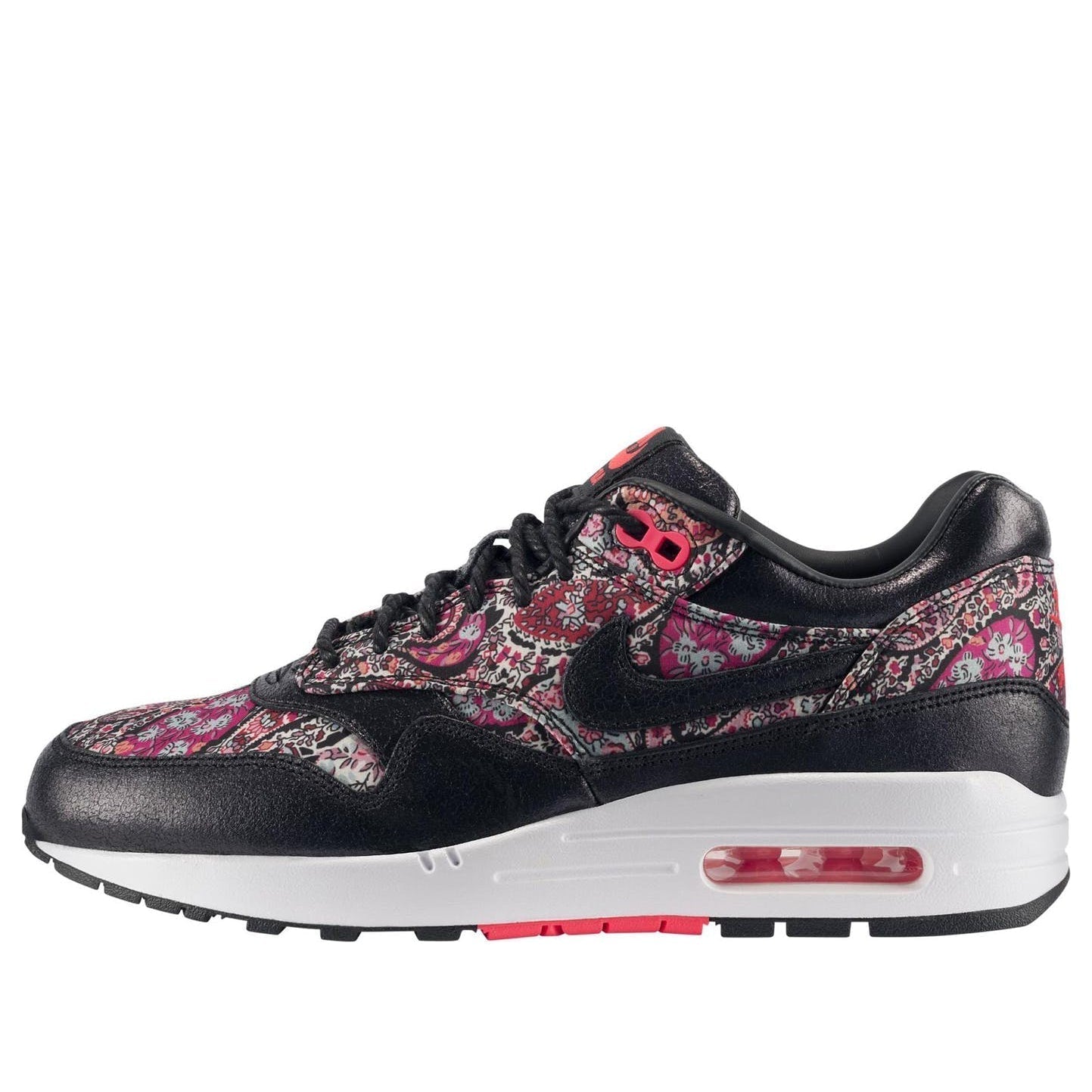 Nike Womens Air Max 1 QS Liberty - Black Solar Red 540855-006 KICKSOVER