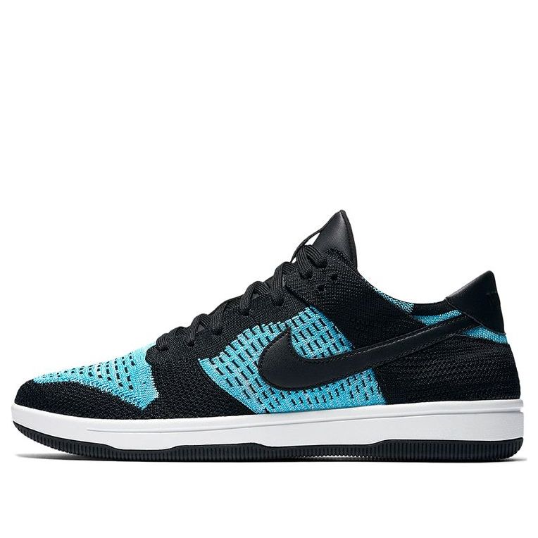 Nike Dunk Low Flyknit Black Chlorine Blue 917746-001