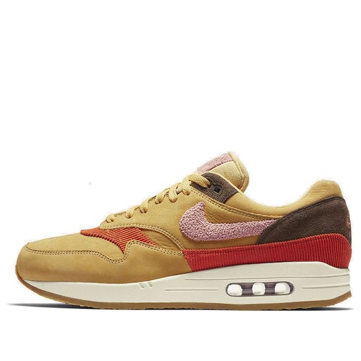 Nike Air Max 1 Premium 'Crepe Pack - Bacon' Wheat Gold/Rust Pink/Baroque Brown CD7861-700 KICKSOVER