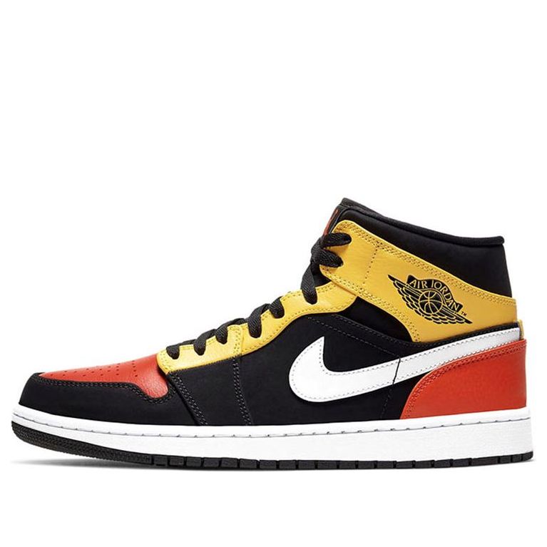 Air Jordan 1 Mid SE Black Team Orange 852542-087