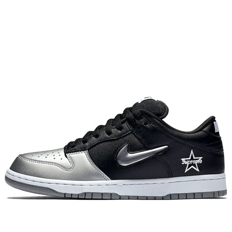 Nike SB Skateboard Dunk Low Supreme - Black Silver CK3480-001