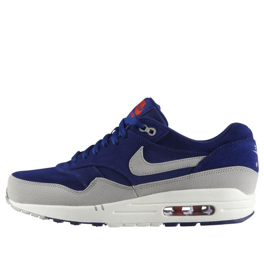 Nike Air Max 1 Premium 'Deep Royal Granite' Deep Royal Blue/Granite/Sail/Team Orange 512033-408 KICKSOVER