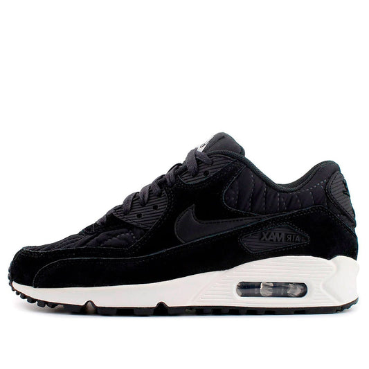 Nike Womens Air Max 90 Premium 'Black Ivory' Black/Black-Ivory 443817-009 KICKSOVER