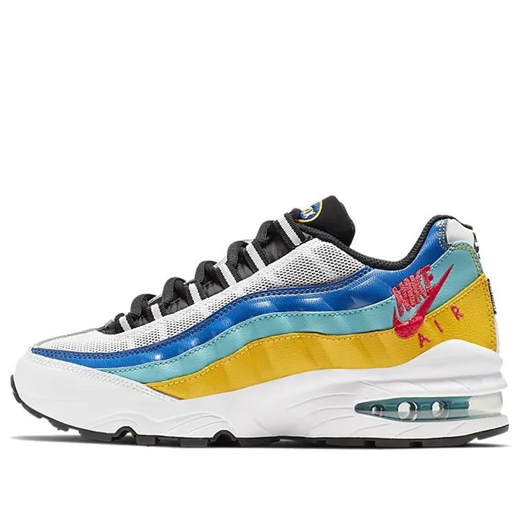 Nike Air Max 95'Game Change' GS White/University Gold/Teal Nebula/Red Orbit CJ6955-100 sneakmarks