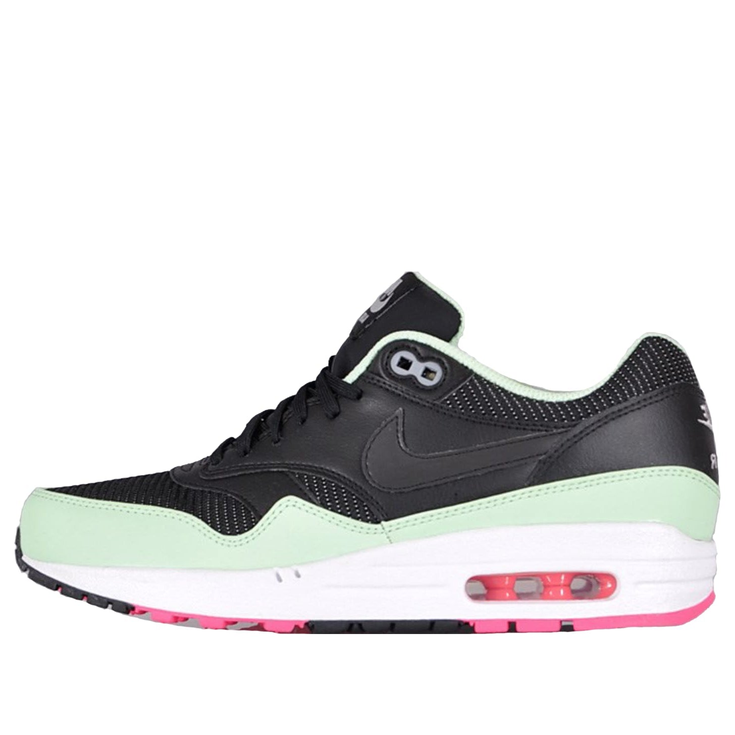 Nike Air Max 1 FB 'Yeezy' Black/Black/Fresh Mint/Pink Flash 579920-066 KICKSOVER