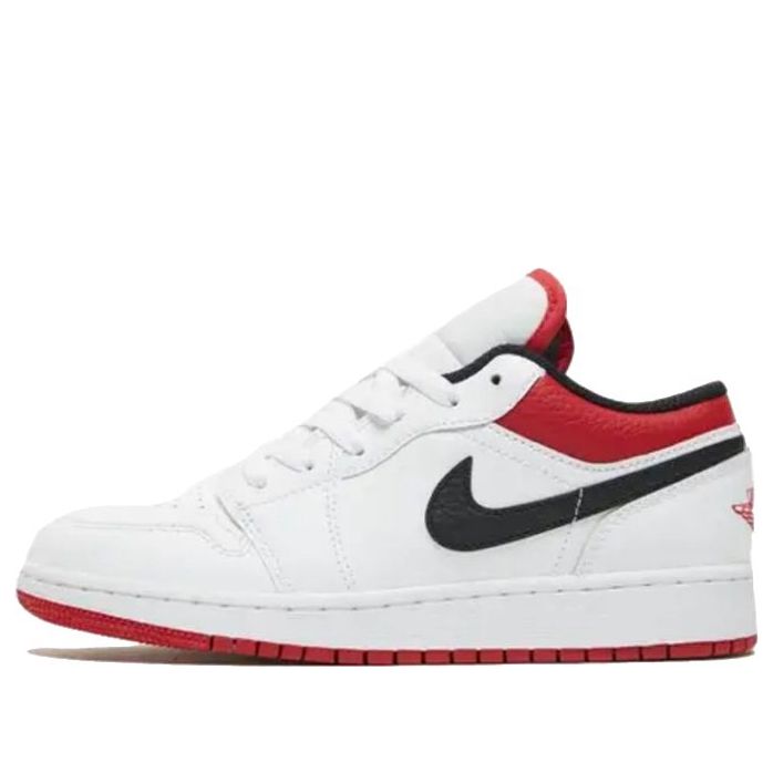 Air Jordan 1 Low GS 'White Gym Red' White/Gym Red/Black 553560-118