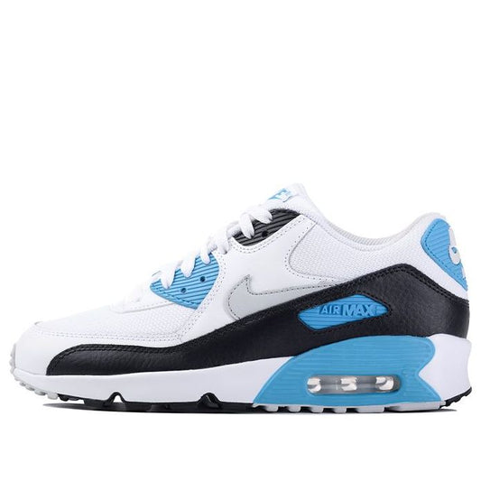 Nike Air Max 90 Mesh GS White Blue Lagoon 833418-101 KICKSOVER