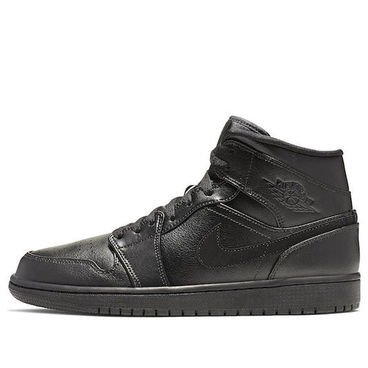 Air Jordan 1 Mid Triple Black 554724-090