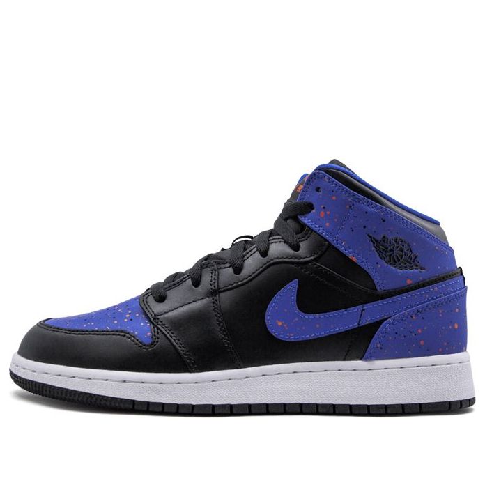 Air Jordan 1 Mid GS Black Royal 554725-048