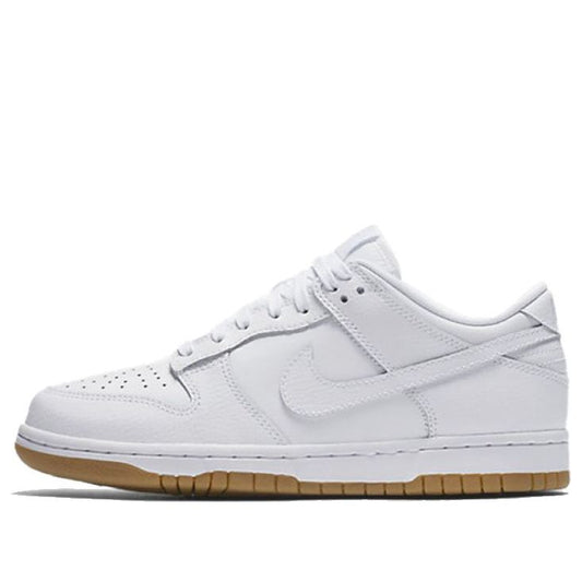 Nike Womens WMNS Dunk Low 'White Gum' White/Pure Platinum/Gum Light Brown/White 311369-100