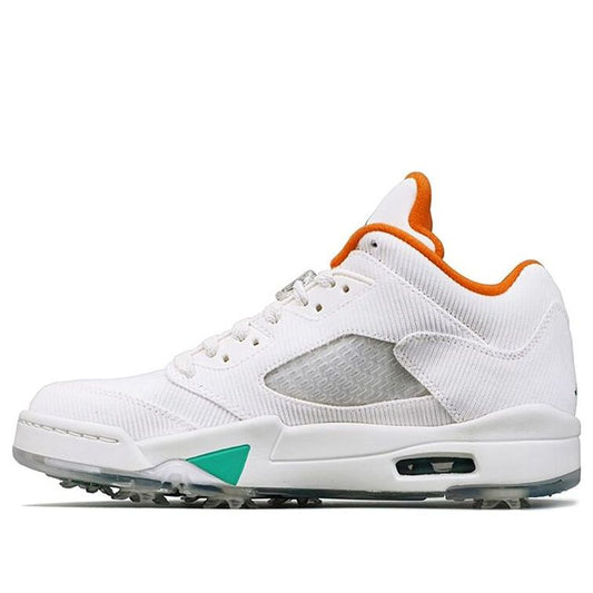 Air Jordan 5 Low Golf NRG 'Lucky and Good' Sail/Starfish/Neptune Green/Obsidian CW4204-100