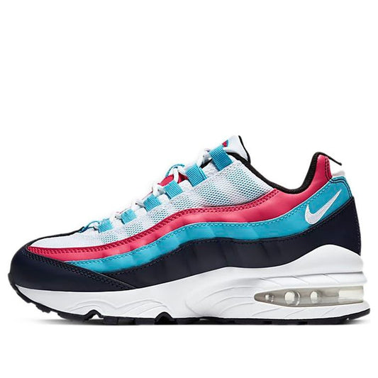 Nike Air Max 95 GS 'Blackened Blue Watermelon' Blackened Blue/White/Blue Fury/Watermelon 905348-404 sneakmarks