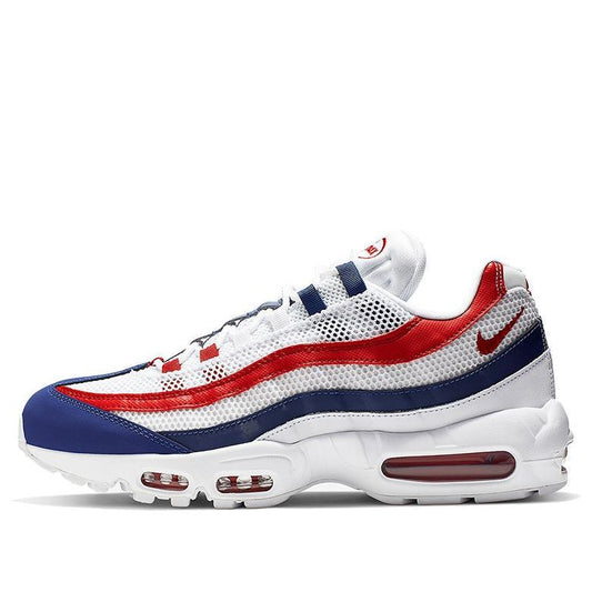 Nike Air Max 95 'USA' White/Gym Red-Deep Royal Blue CJ9926-100 sneakmarks