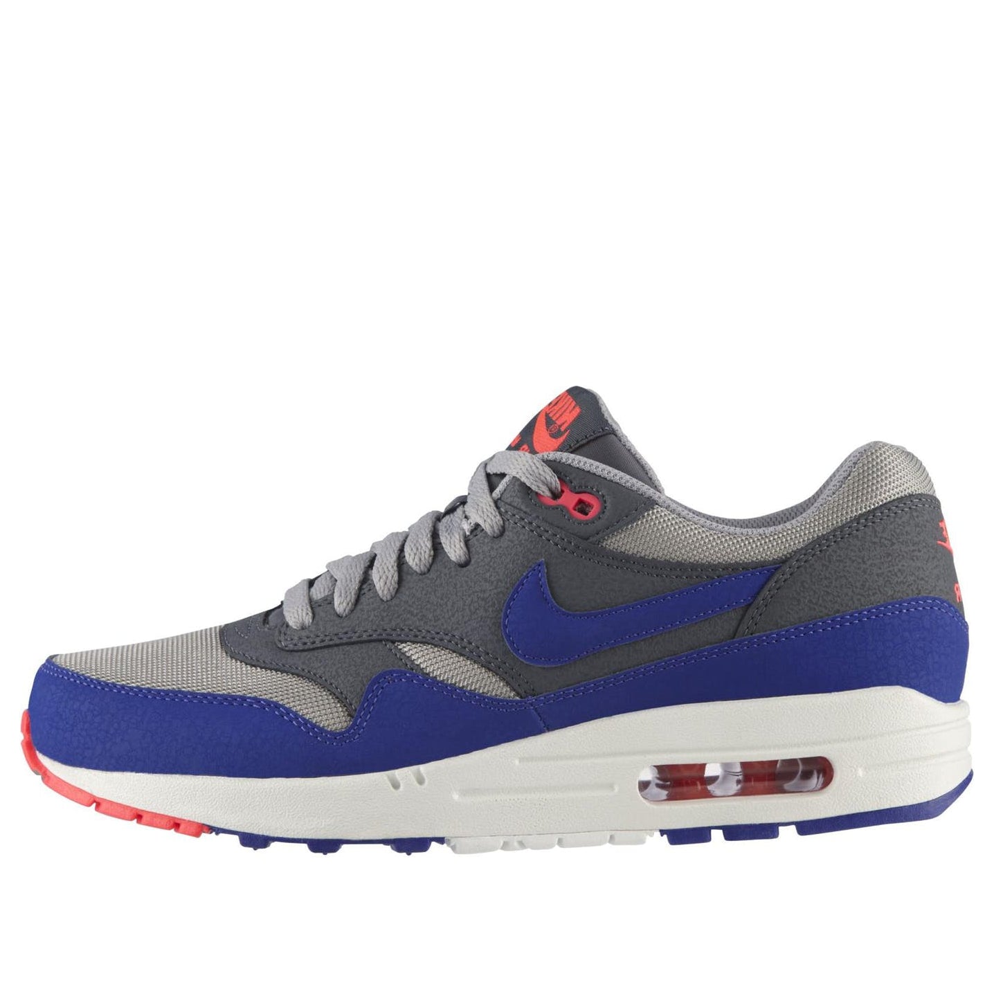 Nike Air Max 1 Essential 'Ultramarine Dark Grey' Medium Grey/Ultramarine/Dark Grey/Seal Red 537383-006 KICKSOVER