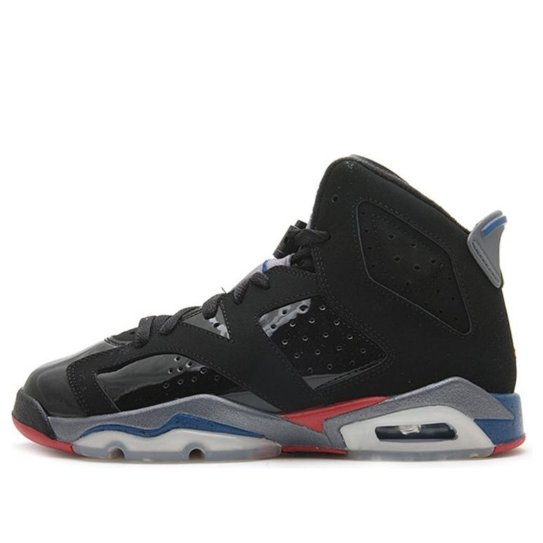 Air Jordan 6 Retro GS 'Piston' Black/Varsity Red-Tr Bl-Lt Grpht 384665-001