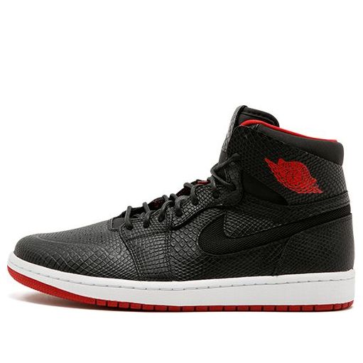 Air Jordan 1 Retro High NOUV Snakeskin - Black Gym Red 819176-001