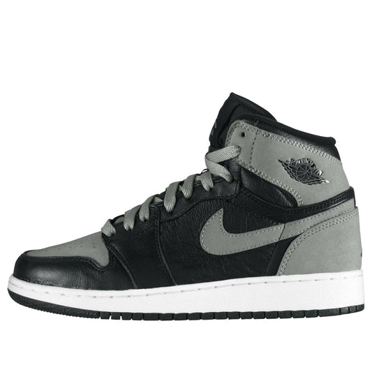 Air Jordan 1 Retro High GS 'Shadow' 2009 Black/Shadow Grey-White 332558-001