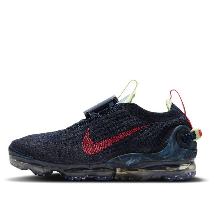 Nike Air VaporMax 2020 GS 'Obsidian Siren Red' Obsidian/Barely Volt/Anthracite/Siren Red CJ4069-401 KICKSOVER