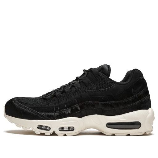 Womens Air Max 95 LX 'Black' Black/Black-Dark Grey-Sail AA1103-001 sneakmarks