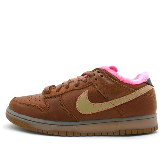Nike Dunk Low Premium SB Skateboard 'Gibson' Light British Tan/Metallic Gold 313170-271