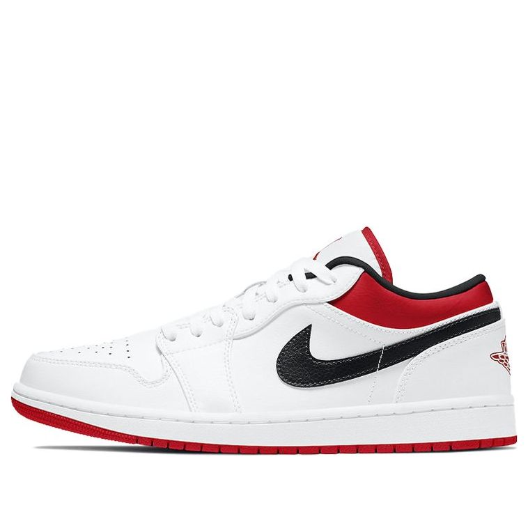 Air Jordan 1 Low White University Red 553558-118