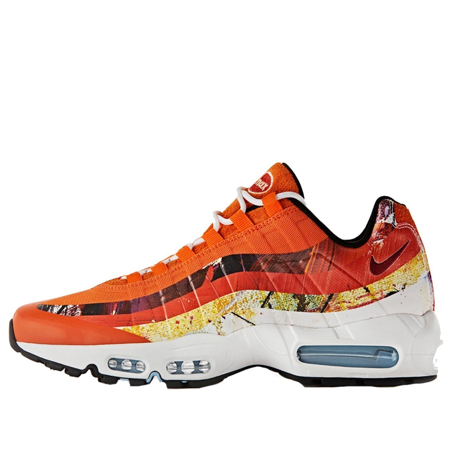 Nike Dave White x Size? x Air Max 95 'Fox' Red Red 872640-600 sneakmarks