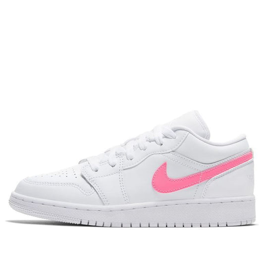 Air Jordan 1 Low'White Neon' GS White/Multi-Color/Light Aqua CW7035-100