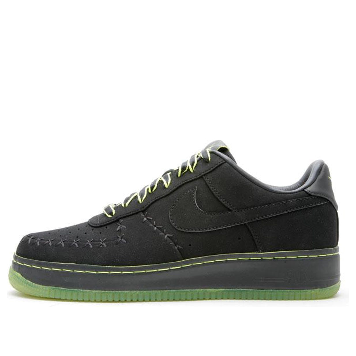 Nike KAWS x Air Force 1 Low Supreme Black/Black-Neon Yellow 318985-001 KICKSOVER