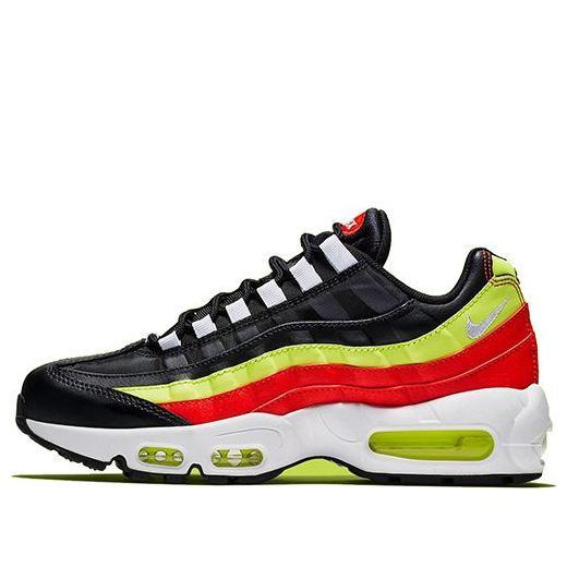 Nike Womens Air Max 95 Black Neon Red 307960-019 sneakmarks