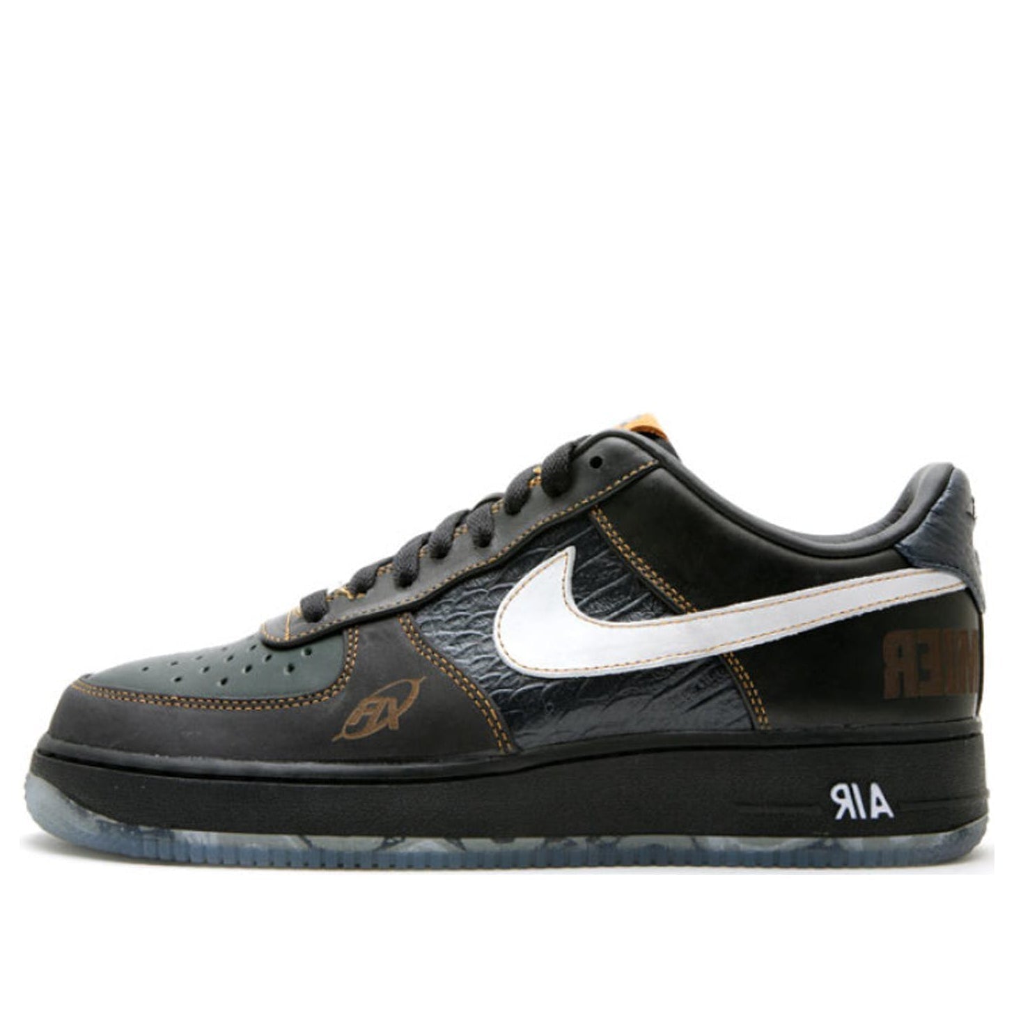 Nike Air Force 1 Low Premium 'DJ Premier' Black/White-Black Spruce-Obsidian 395178-001 KICKSOVER