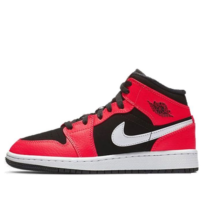 Air Jordan 1 Mid GS Black Infrared 554725-061