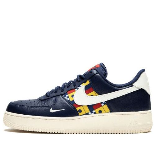 Nike Air Force 1 Low 'Nautical Redux' Midnight Navy/Sail-Gym Red-University Gold AR5394-400 KICKSOVER