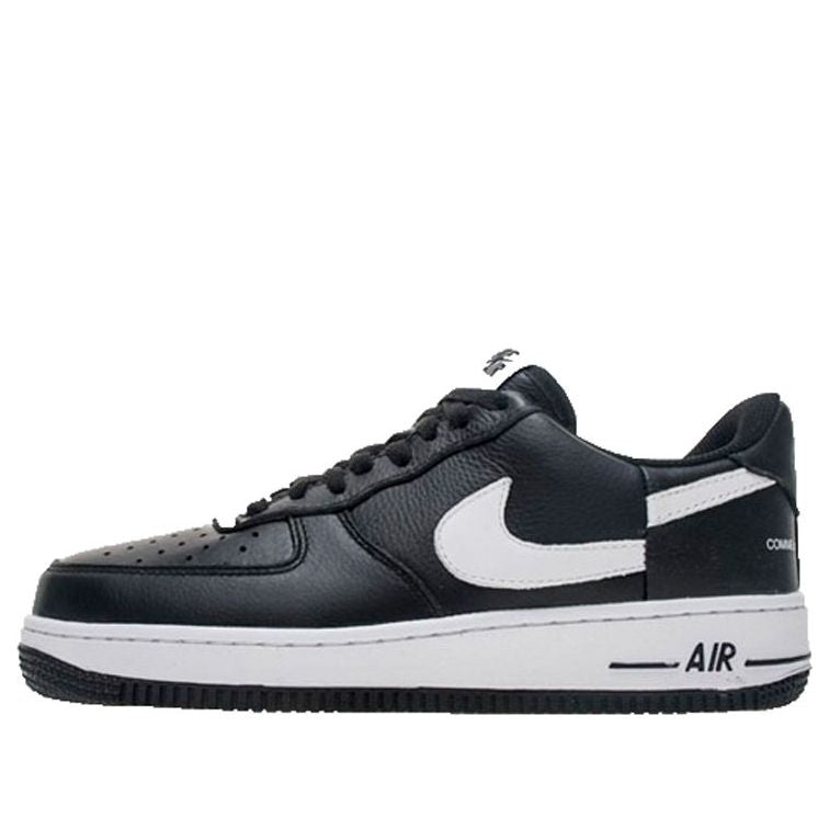 Nike Supreme x Comme des Garcons Shirt x Air Force 1 Low Black Black/White AR7623-001 KICKSOVER