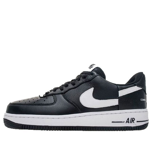 Nike Supreme x Comme des Garcons Shirt x Air Force 1 Low Black Black/White AR7623-001 KICKSOVER