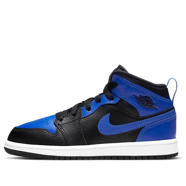 Air Jordan 1 Mid PS 'Hyper Royal' Black/Hyper Royal/White 640734-077