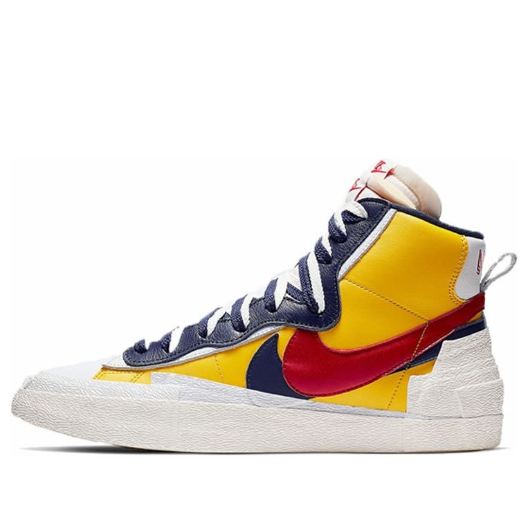 Nike Blazer Mid x Sacai Maize Navy BV0072-700 sneakmarks