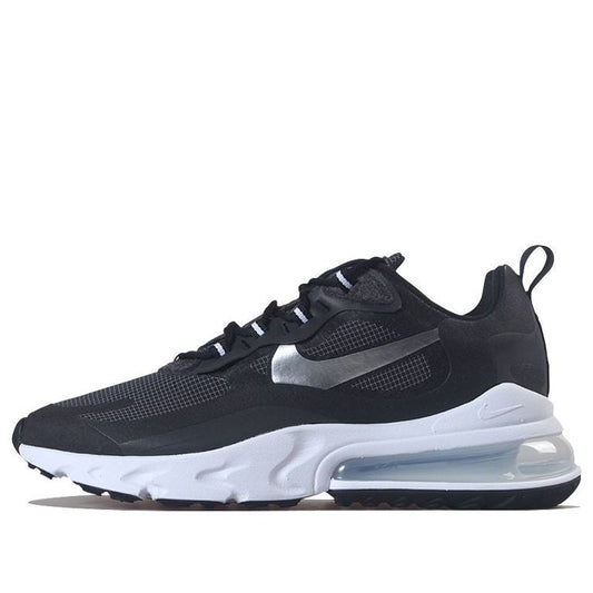 Nike Air Max 270 React Black Metallic Silver CQ4598-071 KICKSOVER