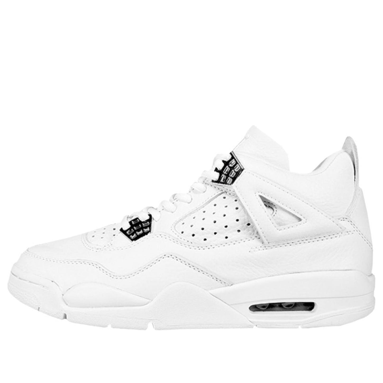 Air Jordan 4 Retro+ 'Bling' 2000 White/White-Chrome 136030-111