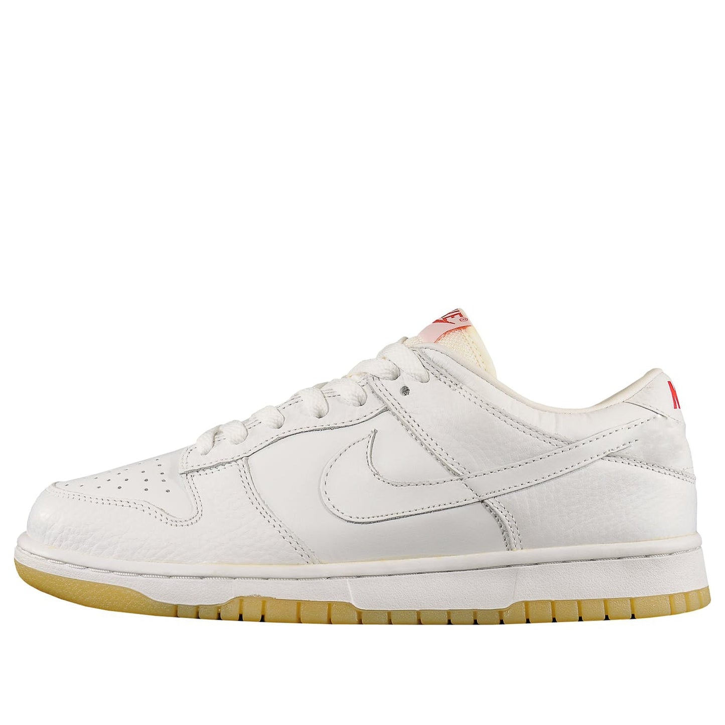 Nike Dunk Low Ltd White/White-Sport Red 307734-111