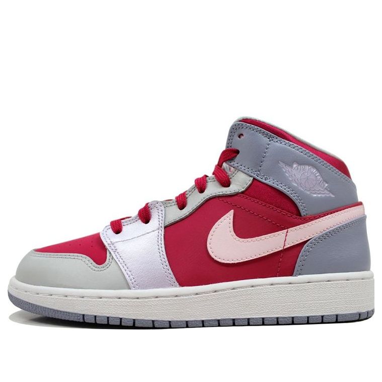 Air Jordan 1 Mid GG Hyper Fuchsia Pink Grey 555112-609