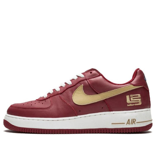 Nike Air Force 1 Low 'LeBron James' Varsity Crimson/Jersey Gold-Coll Navy 306353-671 KICKSOVER