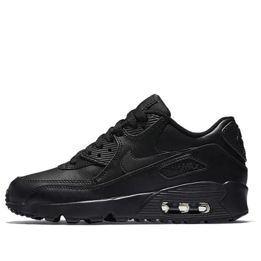 Nike Air Max 90 Leather GS Black 833412-001 KICKSOVER