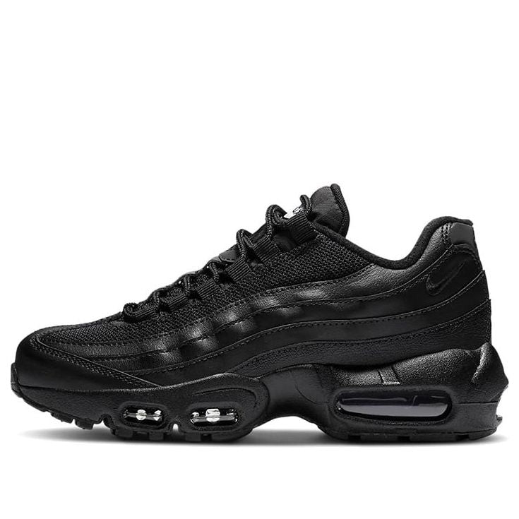 Nike Air Max 95 Recraft GS 'Triple Black' Black/Black/White/Black CJ3906-001 sneakmarks