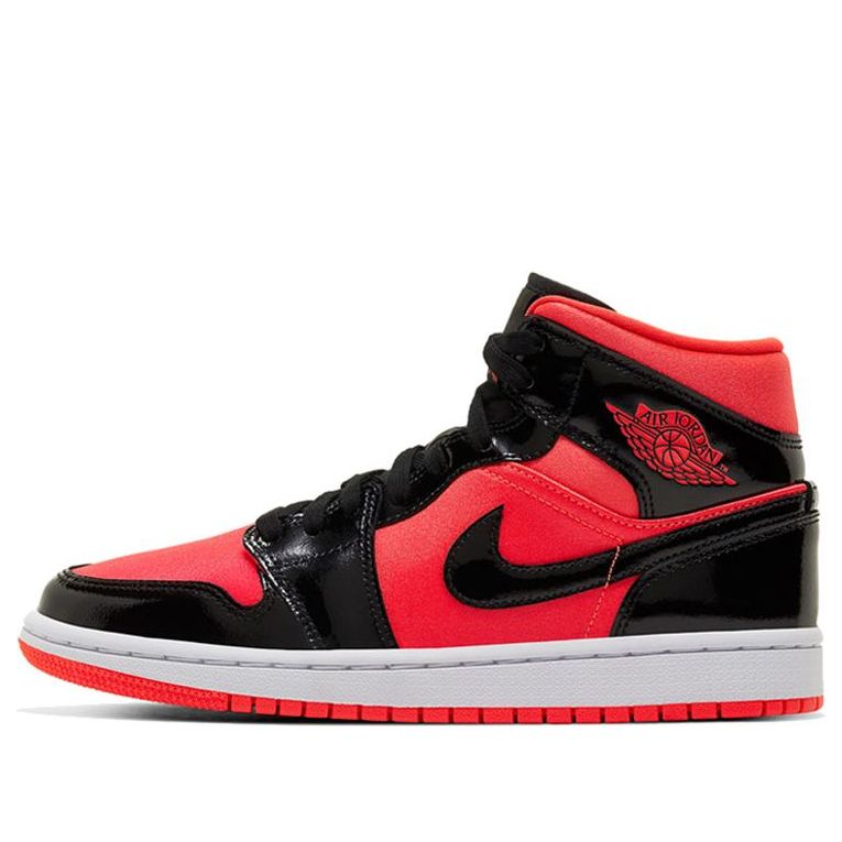 Womens WMNS Air Jordan 1 Mid Bright Crimson BQ6472-600