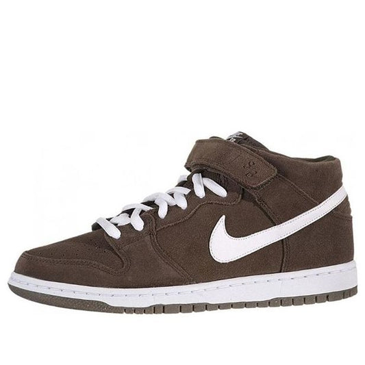 Nike Dunk Mid Pro Sb Brq Brown/White-Gm Drk Brwn 314383-219 sneakmarks