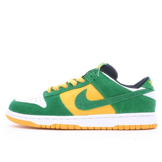 Nike Dunk Low Pro SB Skateboard 'Buck' White/Classic Green-Del Sol 304292-132 sneakmarks